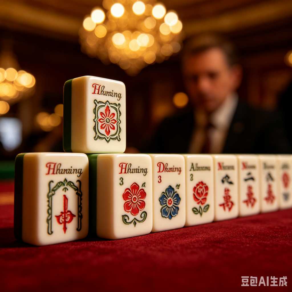 shiny mahjong tiles luxury